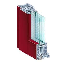Premium residential door system – KÖMMERLING 88 AluClip outward opening 