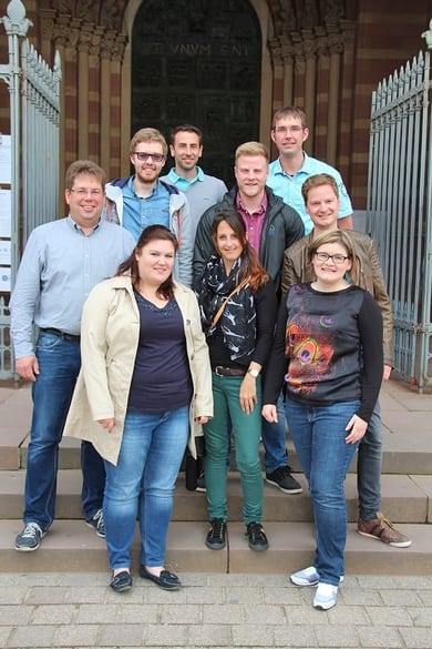 Unternehmensnachfolge: Die Teilnehmer/innen des aktuellen „TMW“ Ausbildungsganges am 1. Juni 2016 in Speyer.