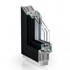Kömmerling 88 proStratoTec: Passive house windows in color certified by PHI Dr. Feist