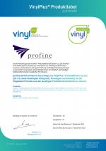 VinylPlus® Product Label